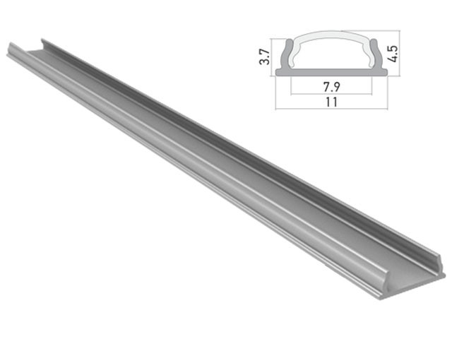 Профиль для светодиодной ленты гибкий PAL 1105 (2м) JAZZWAY (гибкий) - фото 1 - id-p183249010