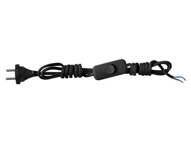 Выключатель на шнуре 0,75мм, 2м Bylectrica (Выключатель установленный на шнуре армированном вилкой) - фото 1 - id-p183247719