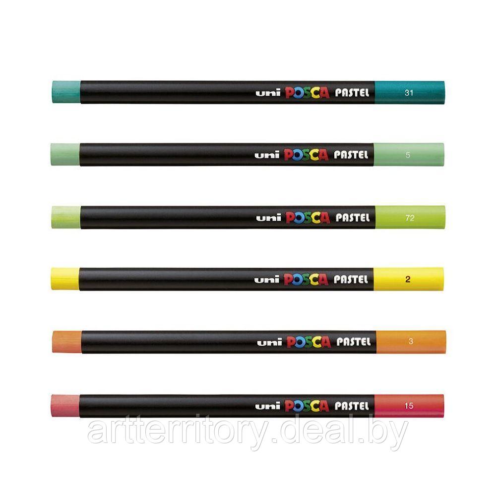 Пастель Mitsubishi Pencil POSCA (изумрудно-зеленый) - фото 2 - id-p183270120