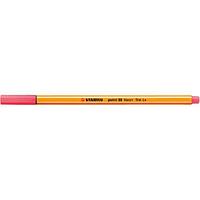Ручка-линер STABILO Point 88 (флуоресцентный красный)