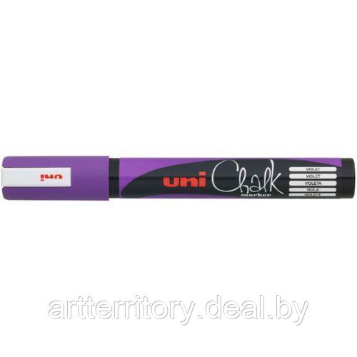 Маркер на меловой основе Mitsubishi Pencil CHALK, 1.8-2.5мм. (пулевидный наконечник) (фиолетовый) - фото 1 - id-p183270337