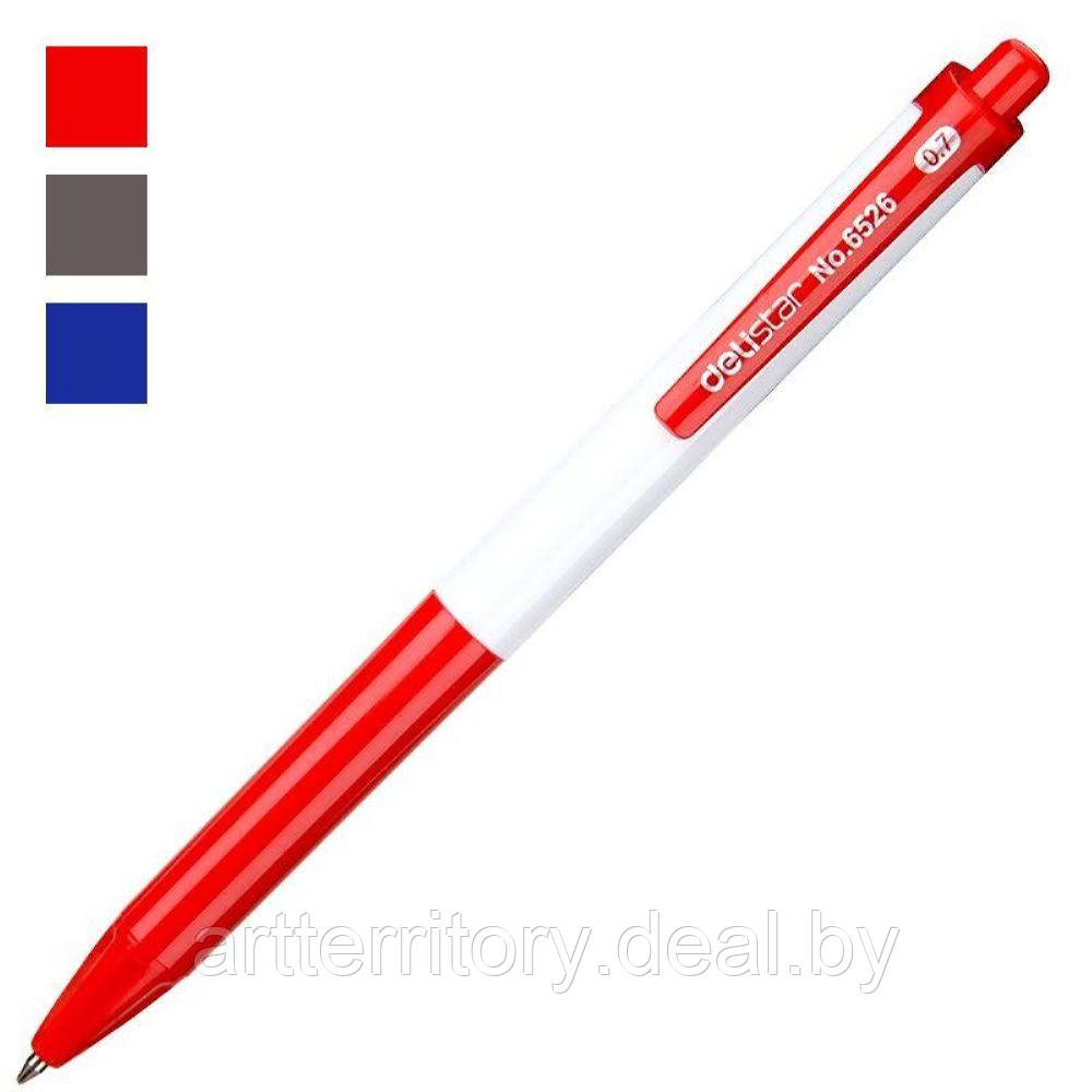 Ручка шариковая автоматическая DELI 6526, 0,7мм (черная) - фото 2 - id-p183270348