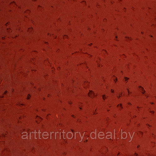 Бумага декоративная с вкраплениями бумажной рафии 50х70см (красный) - фото 1 - id-p183265410