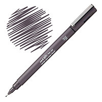 Ручка-лайнер UNI-PIN 200(S) (0.5мм, темно-серая)