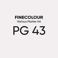 Чернила Finecolour Refill Ink для спиртового маркера, 21мл. (пурпурно-серый №3)