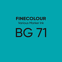 Чернила Finecolour Refill Ink для спиртового маркера, 21мл. (синяя утка)