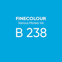 Чернила Finecolour Refill Ink для спиртового маркера, 21мл. (голубой павлин)
