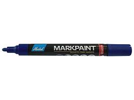 Маркер промышл. перманентный на основе жидк. краски MARKAL MARKPAINT СИНИЙ (Толщина линии 2 мм. Цвет синий)
