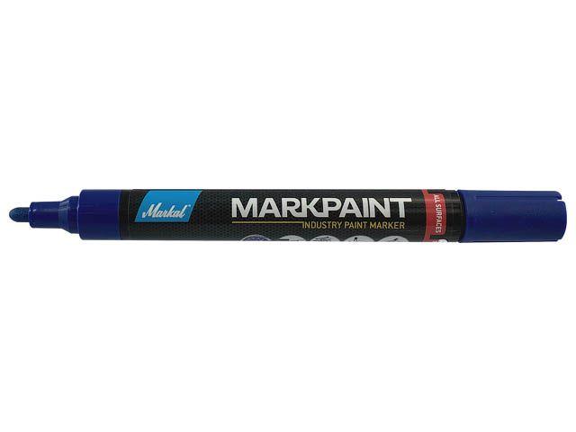 Маркер промышл. перманентный на основе жидк. краски MARKAL MARKPAINT СИНИЙ (Толщина линии 2 мм. Цвет синий)