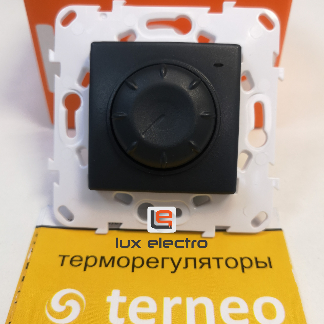 Терморегулятор теплого пола Terneo rtp, антрацит - фото 2 - id-p183244783