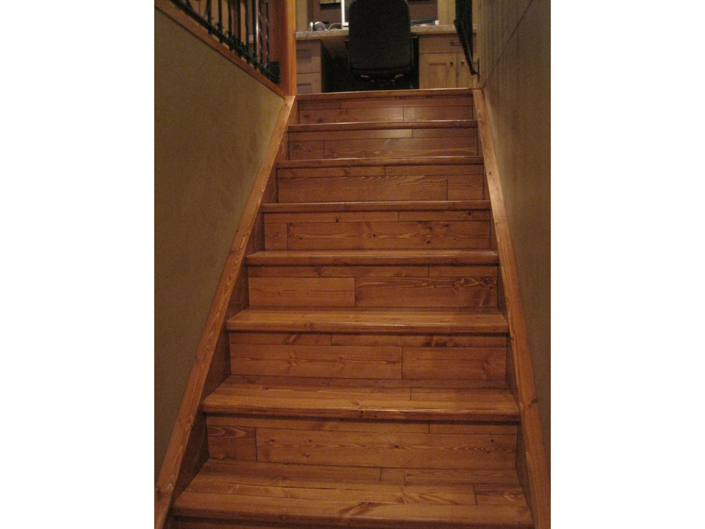 Лестница деревянная прямая "Тайга 37" - фото 2 - id-p107158311