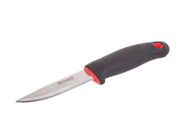 Нож строительный нержавеющая сталь лезвие 95 мм Rexant - фото 1 - id-p183284528