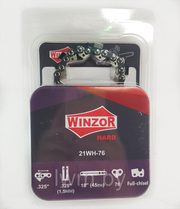 Цепь для бензопилы 0,325"-1,5мм-76зв WINZOR HARD