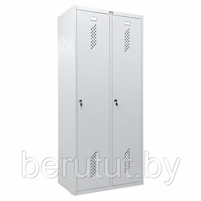 Шкаф металлический / Шкаф для раздевалок ПРАКТИК LS-21-80 для одежды - фото 3 - id-p183304994