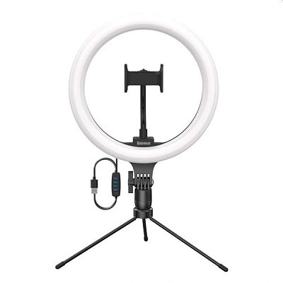 Кольцевая лампа Baseus Live Stream Holder-table Stand (CRZB10-A01) черный - фото 1 - id-p183305725