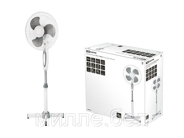 Вентилятор электрический напольный ВП-01 "Тайфун", серый, TDM (В в коробке 2 шт. Цена указана за 1 шт.) - фото 1 - id-p183309716
