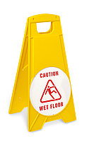 Знак (диск) к знаку предупреждающему "CAUTION-WET FLOOR"