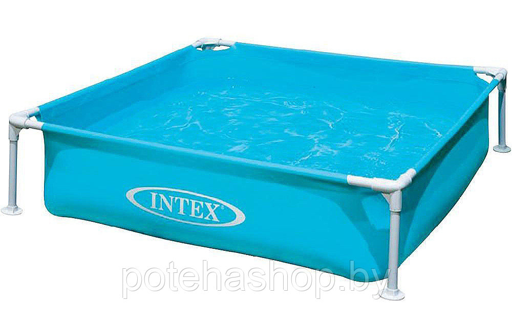 Бассейн каркасный Intex 57173 Mini Frame 122х122х30 см - фото 2 - id-p183320885