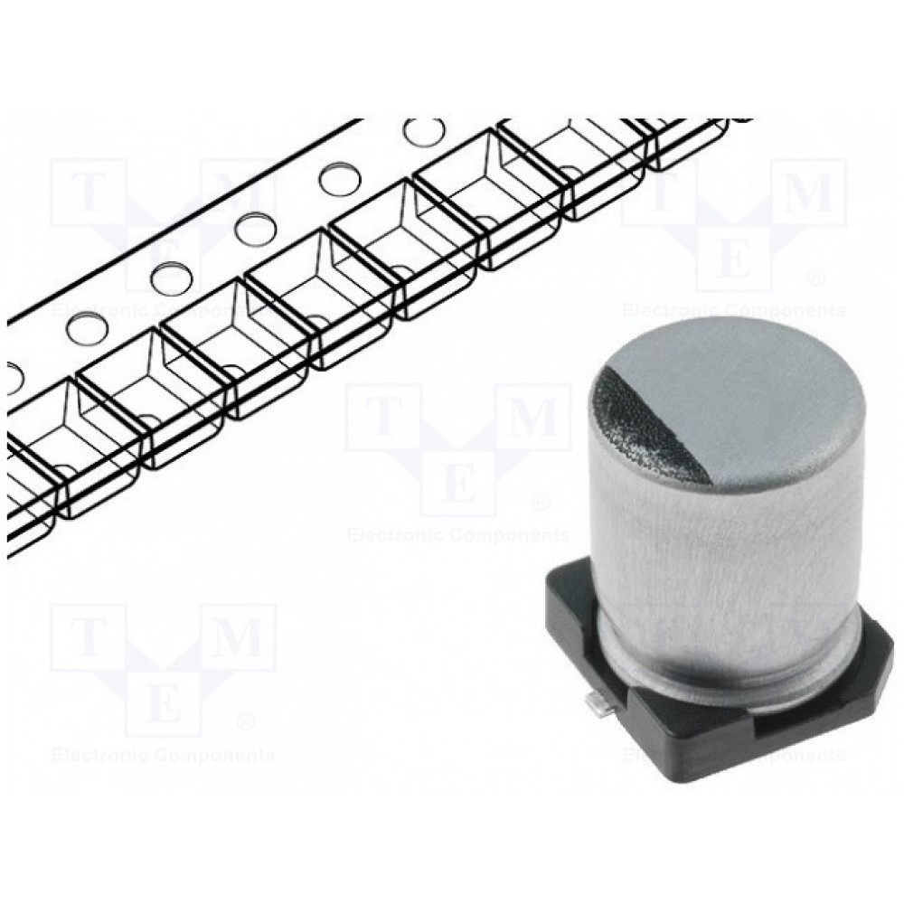 Конденсатор электролитический SAMWHA RC1E476M6L006VR (RC1E476M6L006VR)