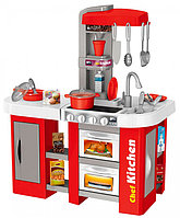 Детская игровая кухня арт. 922-46A  с водой, холодильником, светом и звуком ( 53 предмета)