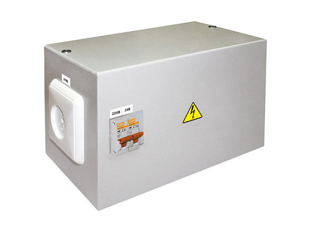 Ящик с трансформатором понижающим ЯТП-0,25 220/24-2авт. IP54 TDM (пылебрызгозащищенный) - фото 1 - id-p183328420
