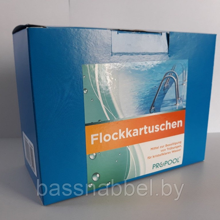 Химия для бассейна PROPOOL® Flockungskartuschen 4x125g, 0,5 кг, флокулянт в картриджах, Чехия