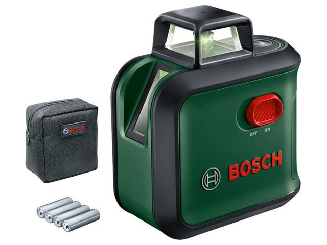 Нивелир лазерный линейный BOSCH Advanced Level 360 в кор. (проекция: крест, до 24 м, +/- 0.40 мм/м, резьба