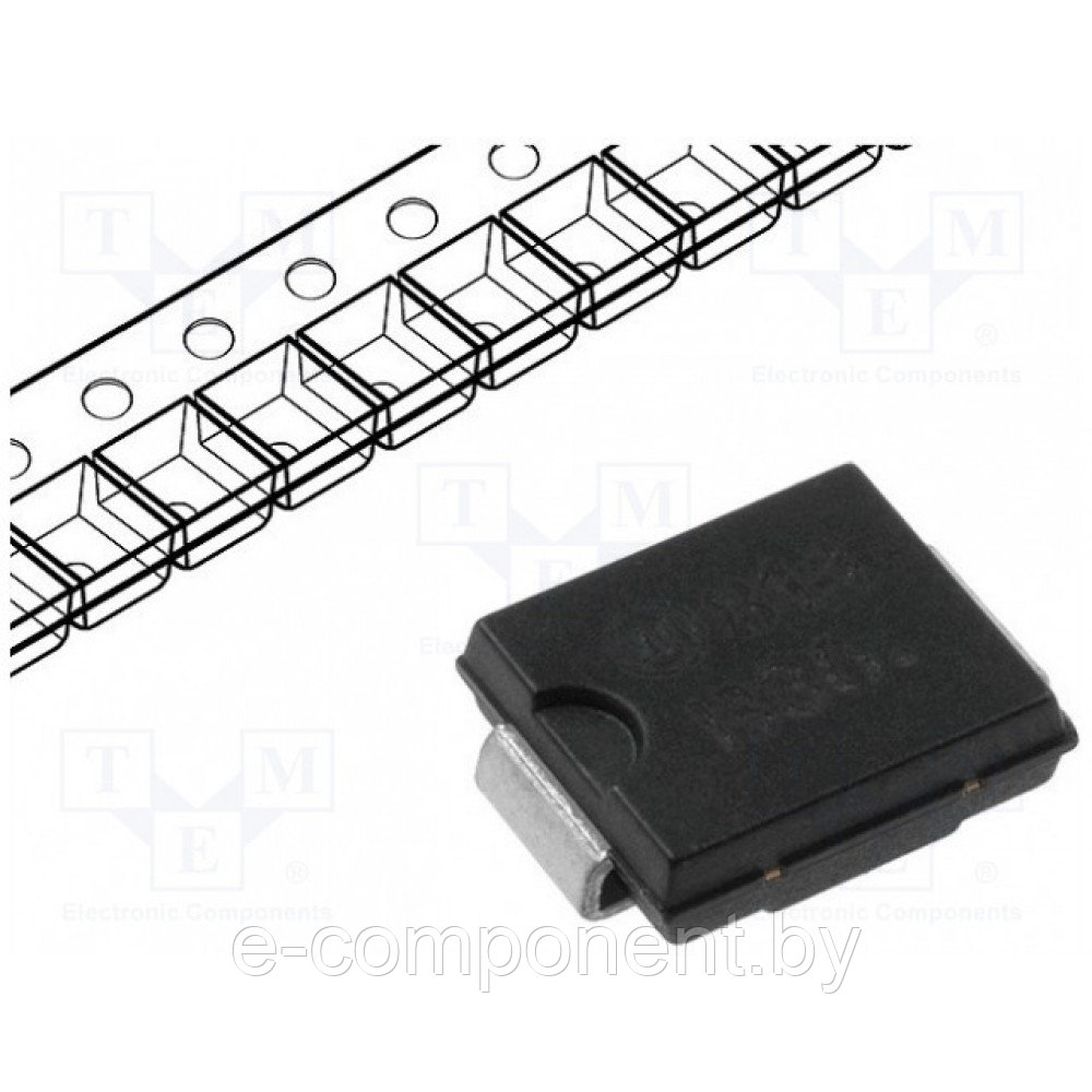 Диод защитный 15кВт 15В LITTELFUSE TPSMC15CA (TPSMC15CA-LF) - фото 1 - id-p183335611