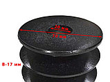 Шкив ременной пос. 20мм шпонка (2 ручья,B-17мм,D70мм) с проставкой, фото 3