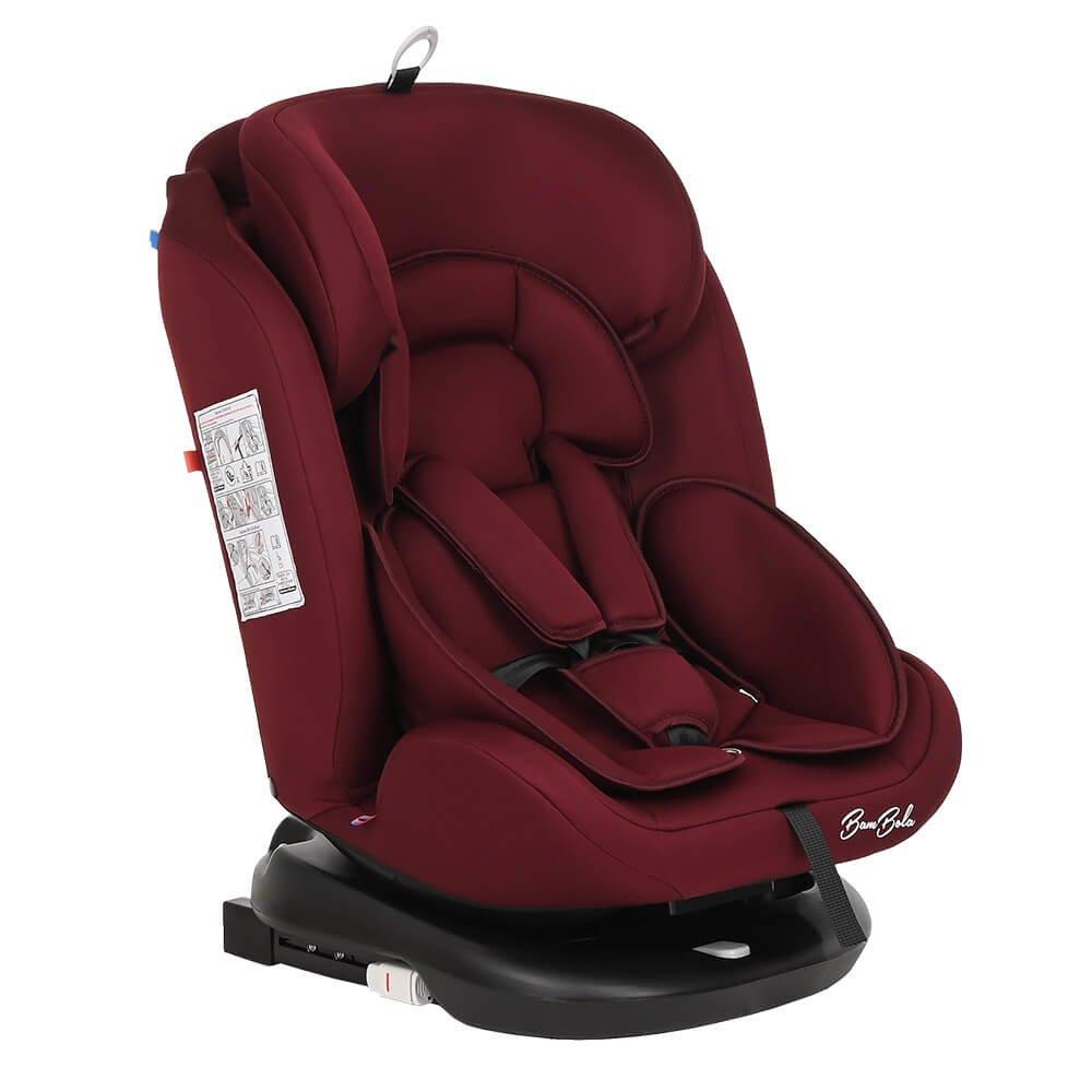 Автокресло Bambola Minori 0-36 кг ISOFIX Темно/Красный KRES3559