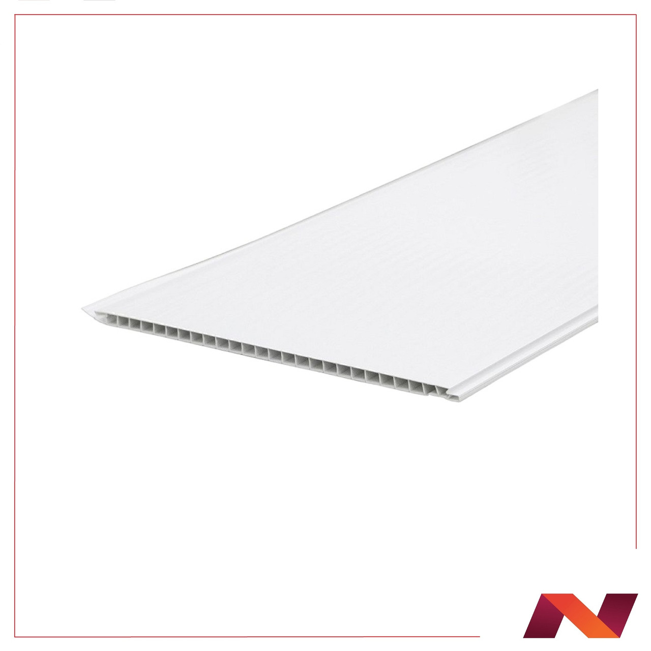 Панель Белая Матовая 270X25X0,8