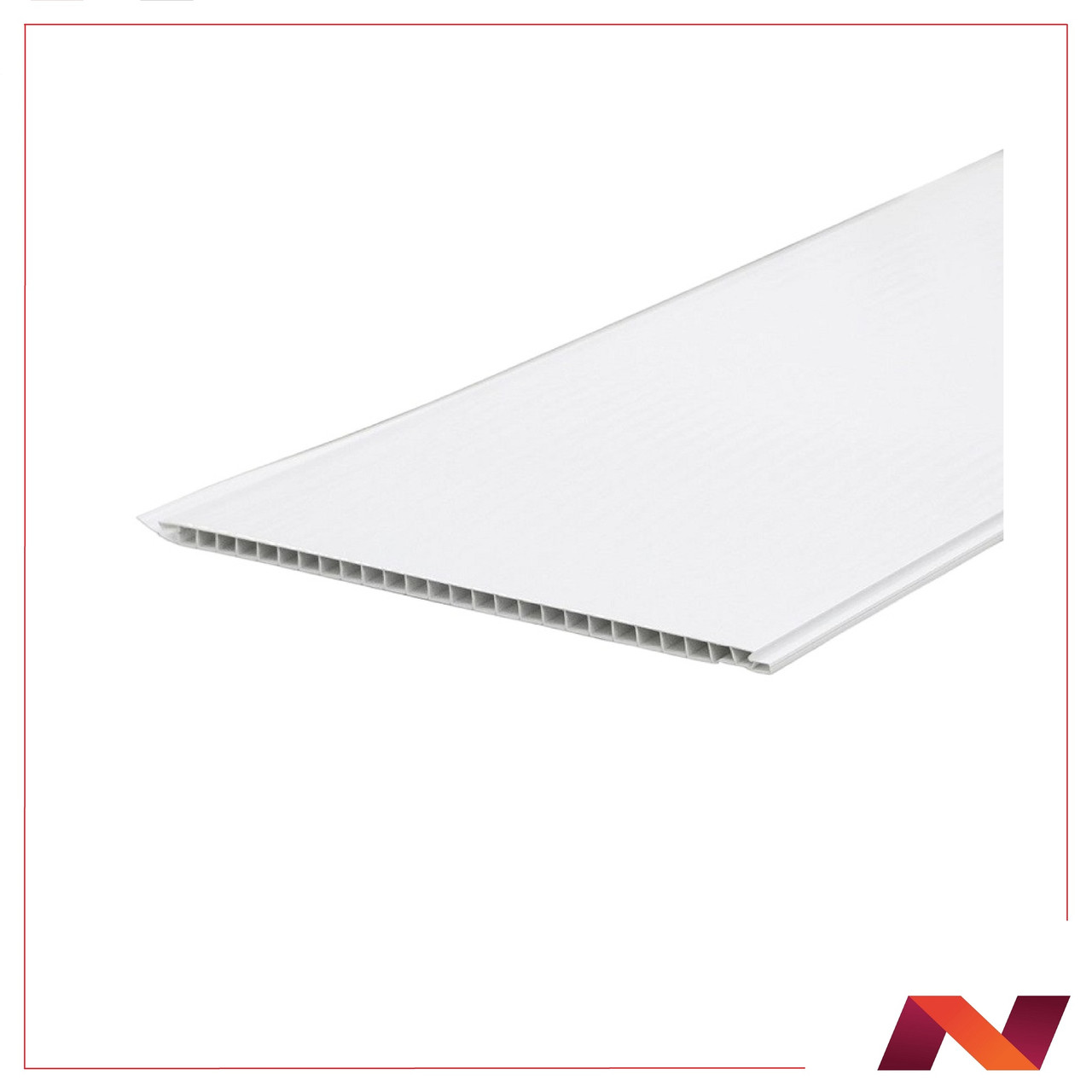 Панель Белая Матовая 300X25X0,8