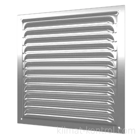 Решетка вентиляционная оцинкованная с сеткой 200х200 сталь ( 2020МЦ)
