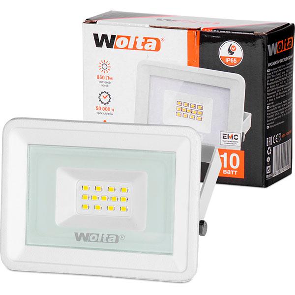 Прожектор светодиодный Wolta WFL-10W/06W белый - фото 1 - id-p183365272