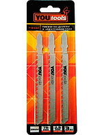 Пилка для лобзика по дереву YOURTOOLS T101BRF BiMetal 3 шт