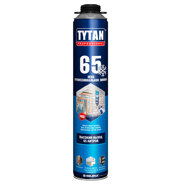 Пена монтажная Tytan Professional 65 зима 750 мл - фото 1 - id-p183367163