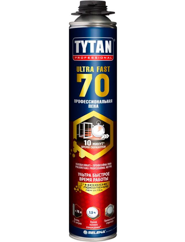 Пена монтажная Tytan Professional Ultra Fast 70 870мл - фото 1 - id-p183367168