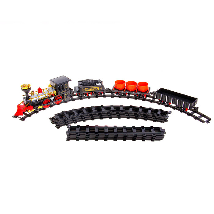 Железная дорога "Классический грузовой поезд", с дымовыми эффектами, протяжённость пути 2,72 м - фото 4 - id-p183309061