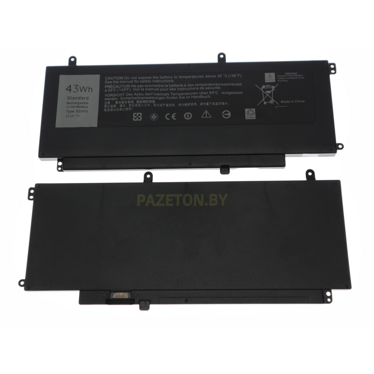 PXR51 аккумулятор для ноутбука li-pol 11,1v 43wh черный