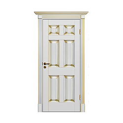 Межкомнатная дверь с покрытием эмаль Авалон Патина 32