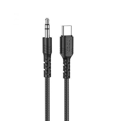 Аудио кабель (AUX) Hoco UPA-17 [3.5мм - Type-C], 1 метр, черный
