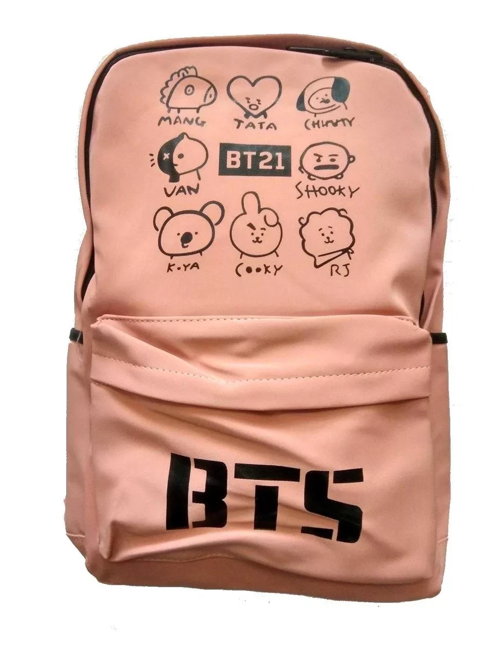 Городской рюкзак BTS Smile (розовый) - фото 2 - id-p130027537