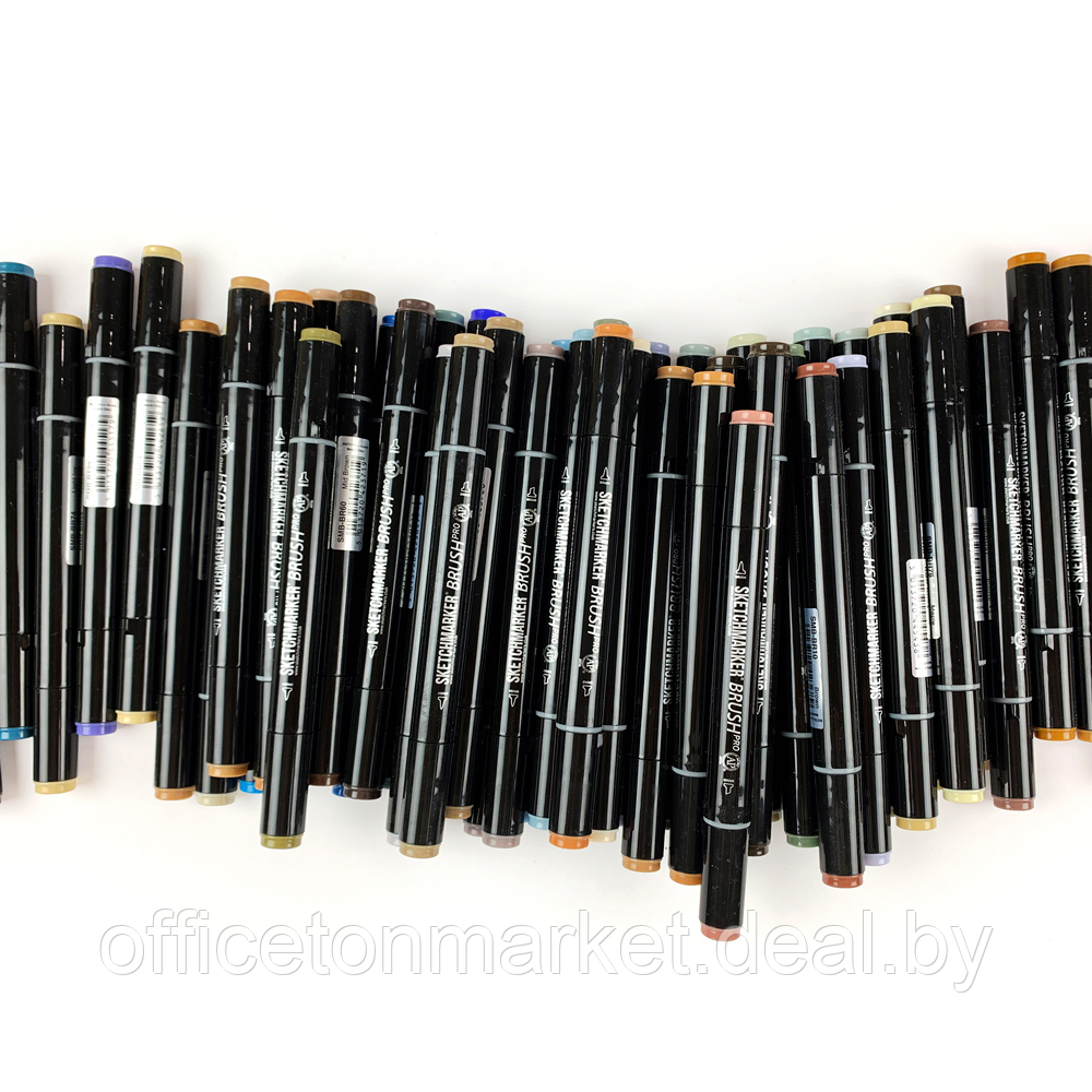 Маркер перманентный двусторонний "Sketchmarker Brush", BR31 коричневая хна - фото 4 - id-p183313722