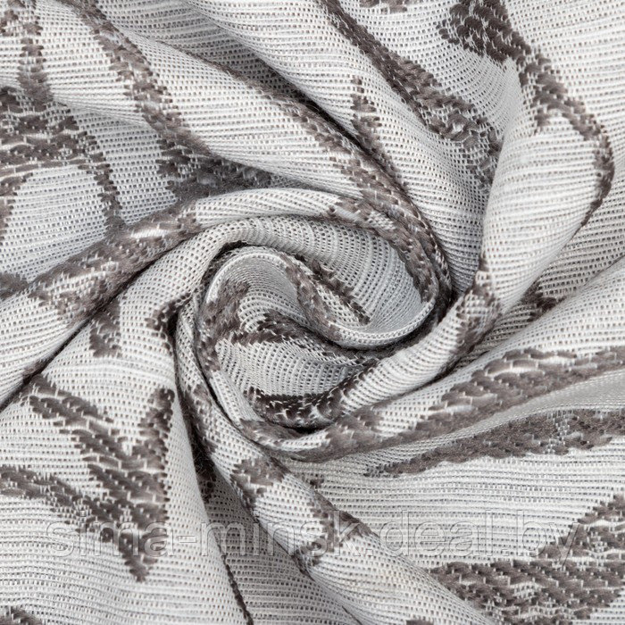 Штора портьерная Этель «Элит» цвет серый, на шторной ленте 250х265 см, 150гр/м2, 100% п/э - фото 4 - id-p183393750