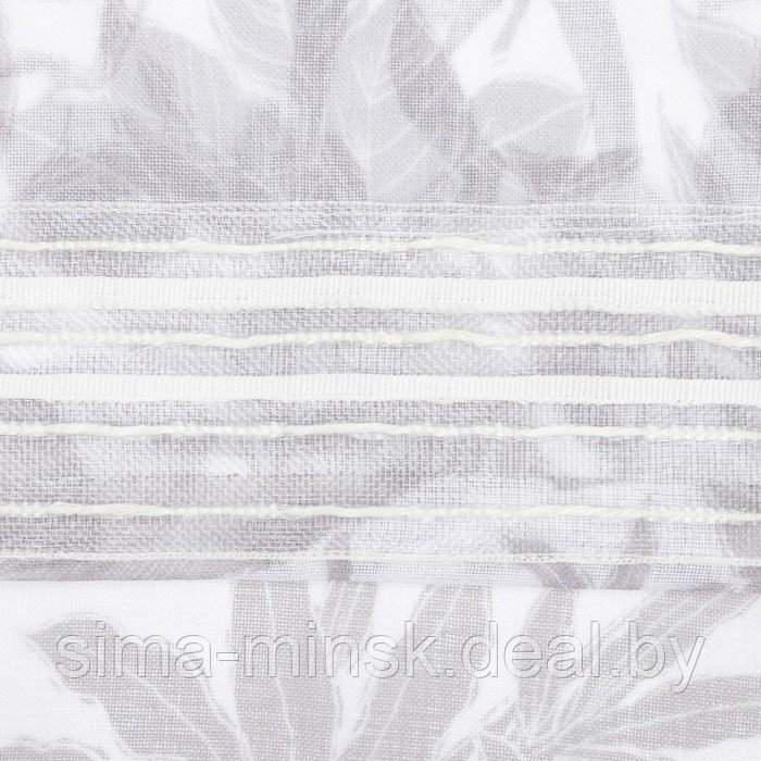 Тюль Этель «Тропический лес", на шторной ленте 280х270 см, 70гр/м2, 100% п/э - фото 3 - id-p183393772