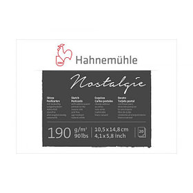 Hahnemuhle Альбом-склейка с открытками для набросков, 190 г/м2, 10,5х14,8 см, 20 л