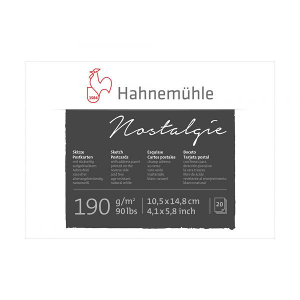 Hahnemuhle Альбом-склейка с открытками для набросков, 190 г/м2, 10,5х14,8 см, 20 л - фото 1 - id-p183420977