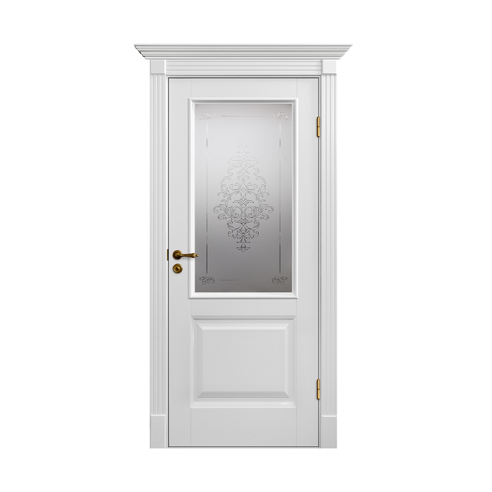 Межкомнатная дверь с покрытием эмаль Авалон 4 (Лувр)