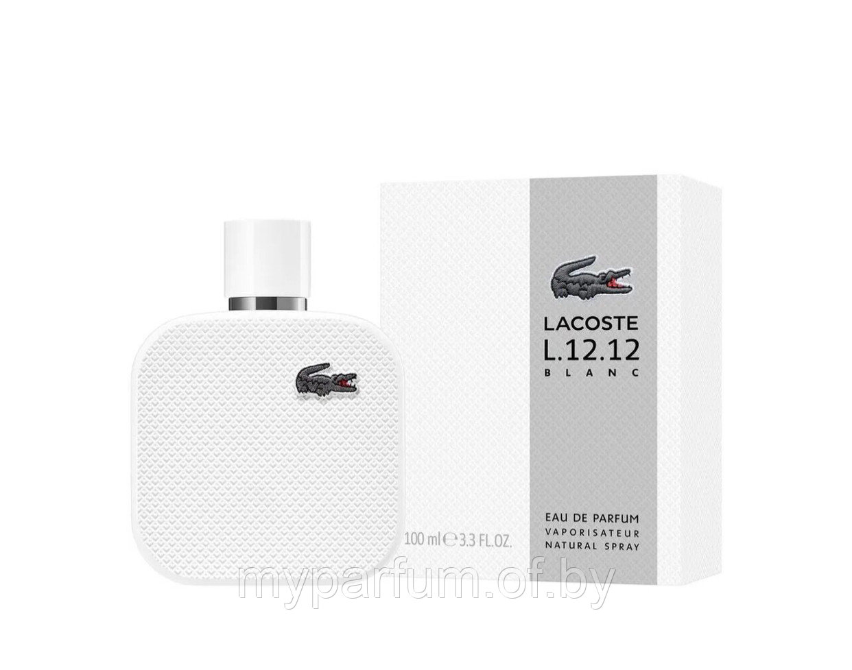 Мужская туалетная вода Lacoste L.12.12 Blanc Pour Homme edp 100ml - фото 1 - id-p183421798