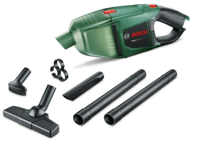 Аккум. пылесос BOSCH EasyVac 12 в кор. + аксессуары (12.0 В, БЕЗ АККУМУЛЯТОРА, класс: L, самоочистка: нет), фото 2